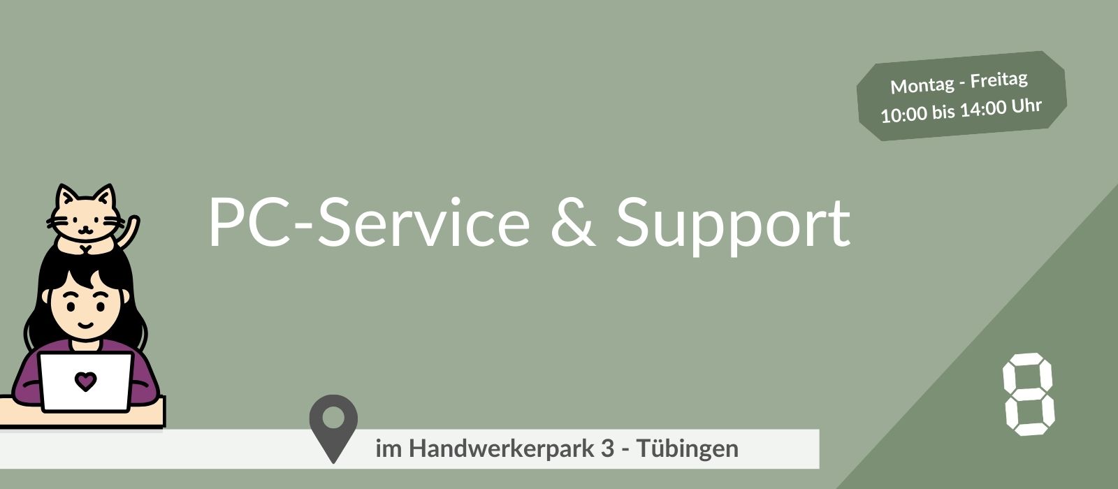 Featured image for “Blog: Neu in Tübingen: PC-Service & Support bei format8”